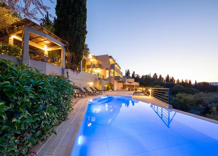 Julie Christie - Pool - Amazing Seaview Villa Kondókali