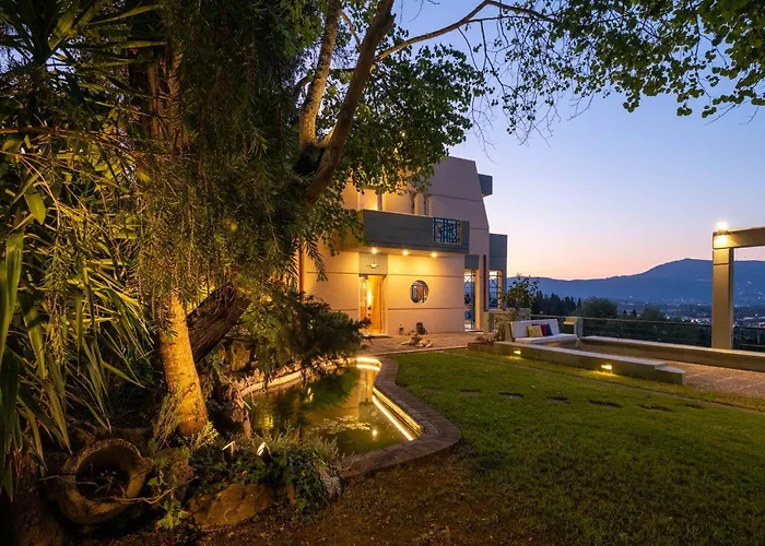 Julie Christie - Pool - Amazing Seaview Villa Kondókali